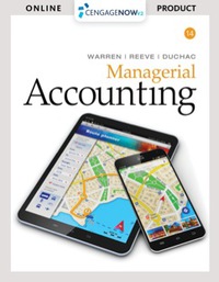 Cover image: CengageNOWv2 for Warren/Reeve/Duchac’s Managerial Accounting, 14th Edition, [Instant Access], 1 term (6 months) 14th edition 9781337270816