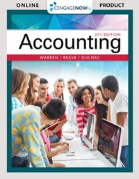Cover image: CengageNOWv2 for Warren/Reeve/Duchac’s Accounting 27th edition 9781337272308