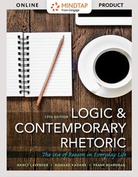 Cover image: MindTap Philosophy for Cavender/Kahane/Boardman's Logic and Contemporary Rhetoric: The Use of Reason in Everyday Life, 13th Edition, [Instant Access], 1 term (6 months) 13th edition 9781337275057