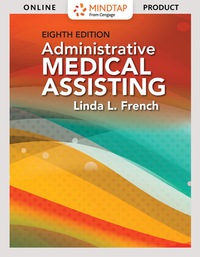Cover image: MindTap Medical Assisting for French's Administrative Medical Assisting, 8th Edition, [Instant Access], 4 terms (24 months) 8th edition 9781337279475