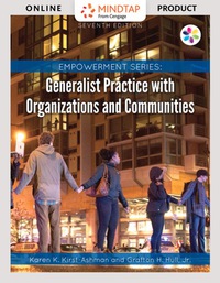Cover image: MindTap Social Work for Kirst-Ashman/Hull's Empowerment Series: Generalist Practice with Organizations and Communities, 7th Edition, [Instant Access], 1 term (6 months) 7th edition 9781337284820