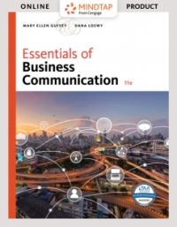 Cover image: MindTap Business Communication for Guffey/Loewy's Essentials of Business Communication 11th edition 9781337386555