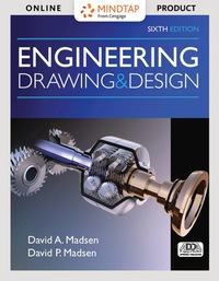 Cover image: MindTap Drafting for Madsen/Madsen's Engineering Drawing and Design, 6th Edition, [Instant Access], 4 terms (24 months) 6th edition 9781337391085
