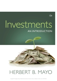 Cover image: Investments: An Introduction 12th edition 9781337434096