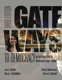 Cover image: Gateways to Democracy: An Introduction to American Government 3rd edition 9781285869766