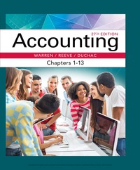 Cover image: Accounting, Chapters 1-13 27th edition 9781337668002