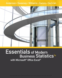 Imagen de portada: Essentials of Modern Business Statistics with Microsoft Office Excel 7th edition 9781337669788