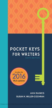 Cover image: Pocket Keys for Writers with APA Updates 6th edition 9781337486125