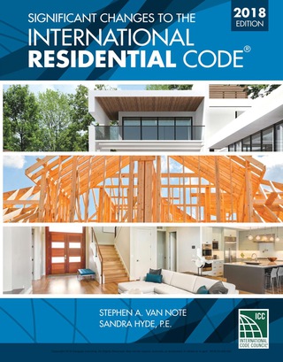 Imagen de portada: Significant Changes to the International Residential Code 2018 Edition 2nd edition 9781337271332