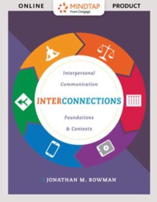Cover image: MindTap Speech for Bowman's Interconnections: Interpersonal Communication Foundations and Contexts, 1st Edition [Instant Access], 1 term (6 months) 1st edition 9781337554091