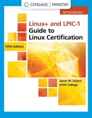Cover image: MindTap for Eckert's Linux+ and LPIC-1 Guide to Linux Certification 5th edition 9781337569842