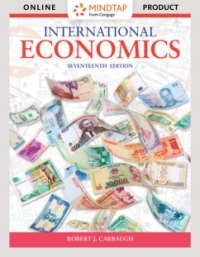 Cover image: MindTap Economics for Carbaugh's International Economics 17th edition 9781337618434