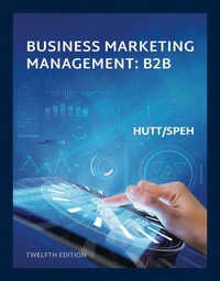 Cover image: Business Marketing Management B2B 12th edition 9780357039243
