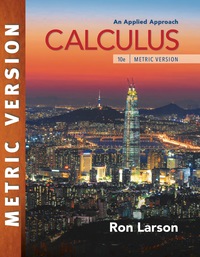 Cover image: Calculus: An Applied Approach, International Metric Edition 10th edition 9781337290562