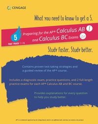 Cover image: Fast Track to a 5 Test Prep for AP Calculus AB & BC, VitalSource eBook 1st edition 9781337625166