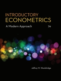 Cover image: Introductory Econometrics: A Modern Approach 7th edition 9781337558860