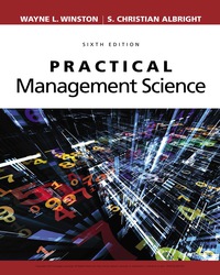 Cover image: Practical Management Science 6th edition 9781337406659