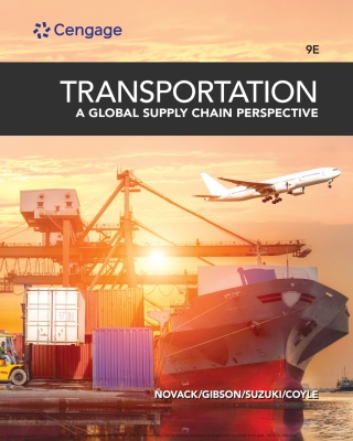 Cover image: Transportation: A Global Supply Chain Perspective 9th edition 9781337406642