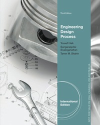 Cover image: Engineering Design Process, International Edition 3rd edition 9781305253308