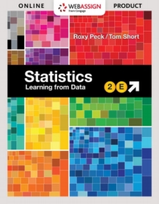 Cover image: WebAssign for Peck/Short's Statistics: Learning from Data 2nd edition 9781337683654
