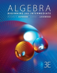 Cover image: WebAssign for Aufmann/Lockwood's Algebra: Beginning and Intermediate 3rd edition 9781337764223