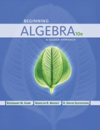 Cover image: WebAssign for Karr/Massey/Gustafson's Beginning Algebra: A Guided Approach, 10th Edition [Instant Access], Single-Term 10th edition 9781337765824