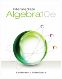 Cover image: WebAssign for Kaufmann/Schwitters' Intermediate Algebra, 10th Edition [Instant Access], Single-Term 10th edition 9781337766708