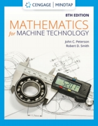 Cover image: MindTap for Peterson/Smith's Mathematics for Machine Technology, 8th Edition [Instant Access], 2 terms 8th edition 9781337798372