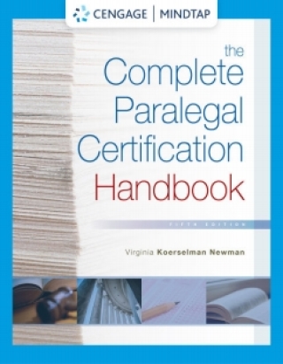 Cover image: MindTap for Koerselman Newman's The Complete Paralegal Certification Handbook, 5th Edition [Instant Access], 1 term 5th edition 9781337798907