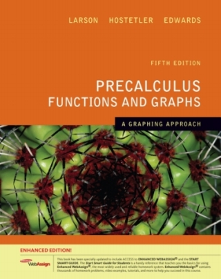 Cover image: WebAssign Homework Instant Access for Larson's Precalculus Functions and Graphs: A Graphing Approach, Enhanced Edition, Single-Term 5th edition 9781337822855