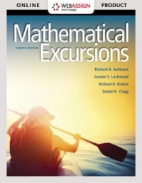 Cover image: WebAssign for Aufmann/Lockwood/Nation/Clegg's Mathematical Excursions 4th edition 9781337652445