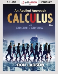 Cover image: WebAssign for Larson's Calculus: An Applied Approach 10th edition 9781337652308