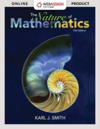 Cover image: WebAssign for Smith's Nature of Mathematics 13th edition 9781337652162
