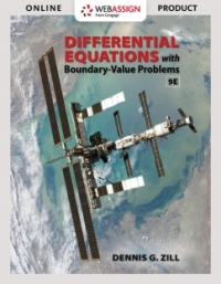 Cover image: WebAssign for Zill's Differential Equations with Boundary-Value Problems 9th edition 9781337652483