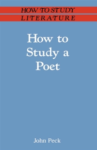 Cover image: How to Study a Poet 1st edition 9780333442623