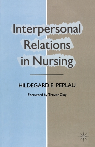 Cover image: Interpersonal Relations in Nursing 1st edition 9780333461129
