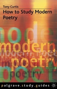 صورة الغلاف: How to Study Modern Poetry 1st edition 9780333467299