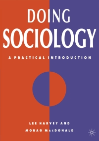 Cover image: Doing Sociology 1st edition 9780333550823