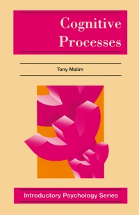 Cover image: Cognitive Processes 1st edition 9780333588116