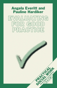 Cover image: Evaluating for Good Practice 1st edition 9780333599679