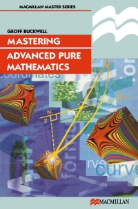 Cover image: Mastering Advanced Pure Mathematics 1st edition 9780333620496