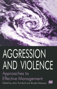 صورة الغلاف: Aggression and Violence 1st edition 9780333622513