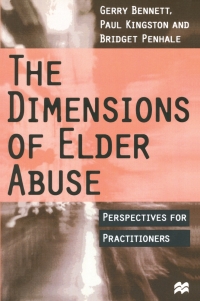 Imagen de portada: The Dimensions of Elder Abuse 1st edition 9780333625682