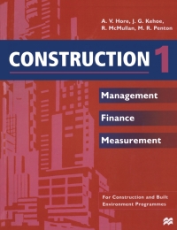 Cover image: Construction 1 1st edition 9780333649503