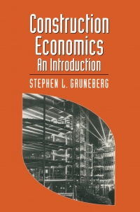 表紙画像: Construction Economics 1st edition 9780333655412