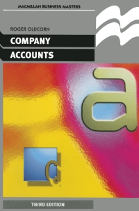 Cover image: Company Accounts 3rd edition 9780333662656