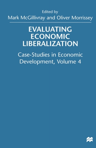 Cover image: Evaluating Economic Liberalization 1st edition 9780333678299