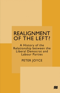 Cover image: Realignment of the Left? 9781349143559