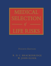 Imagen de portada: Medical Selection of Life Risks 1st edition 9780333695234