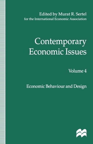 Cover image: Contemporary Economic Issues 1st edition 9780333698082